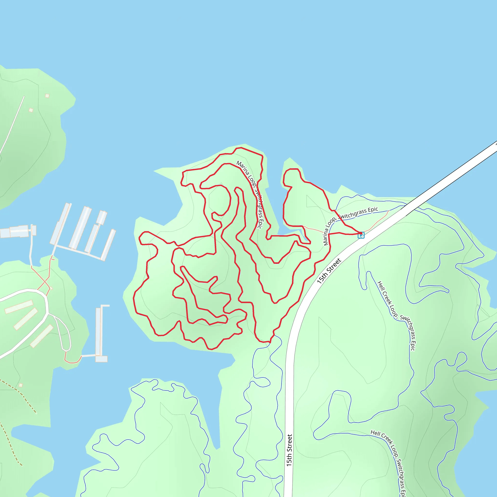 Marina - Switchgrass Epic Loop mobile static map