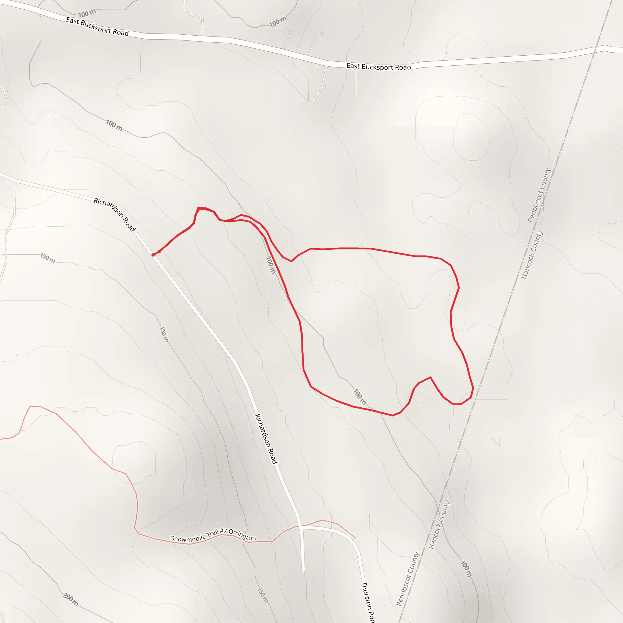Richardson Road Loop mobile static map