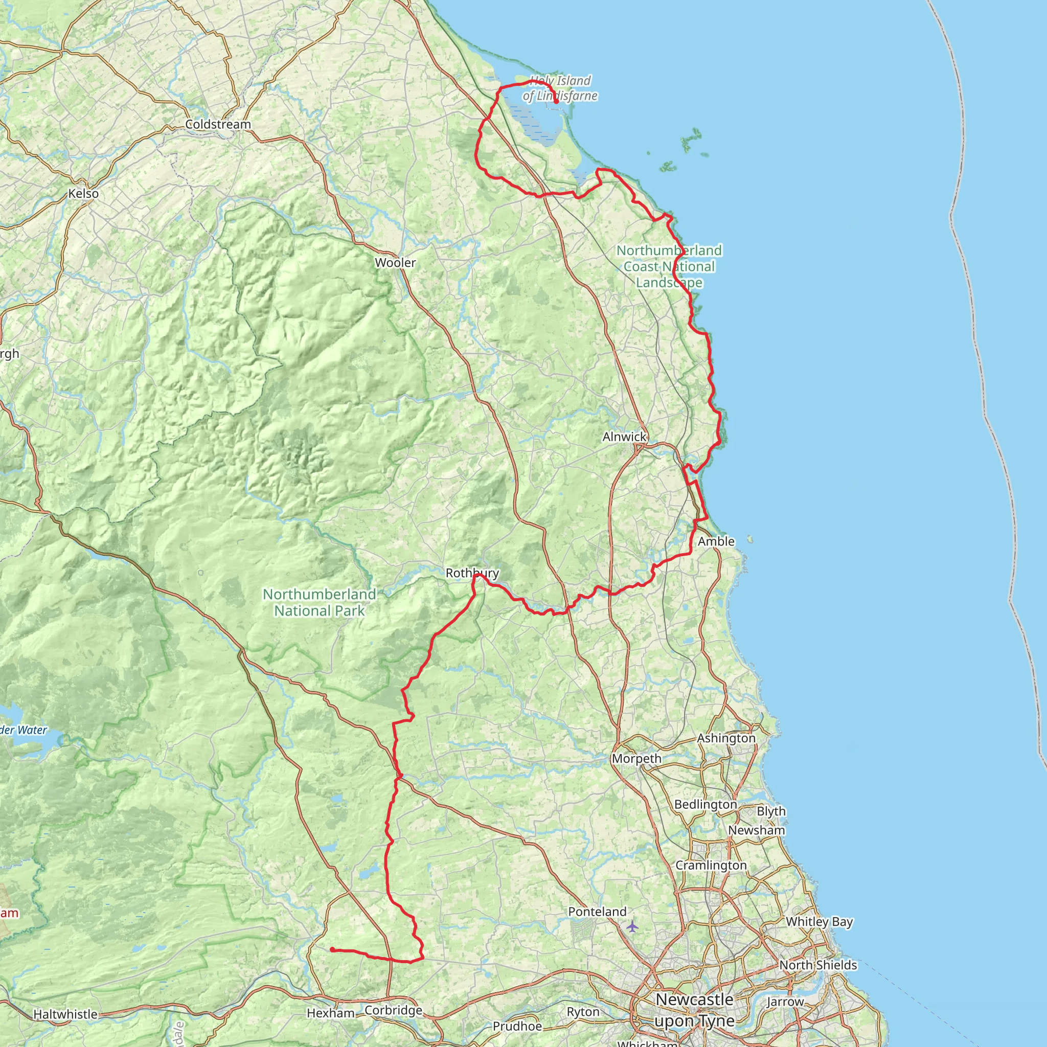 St Oswald's Way mobile static map