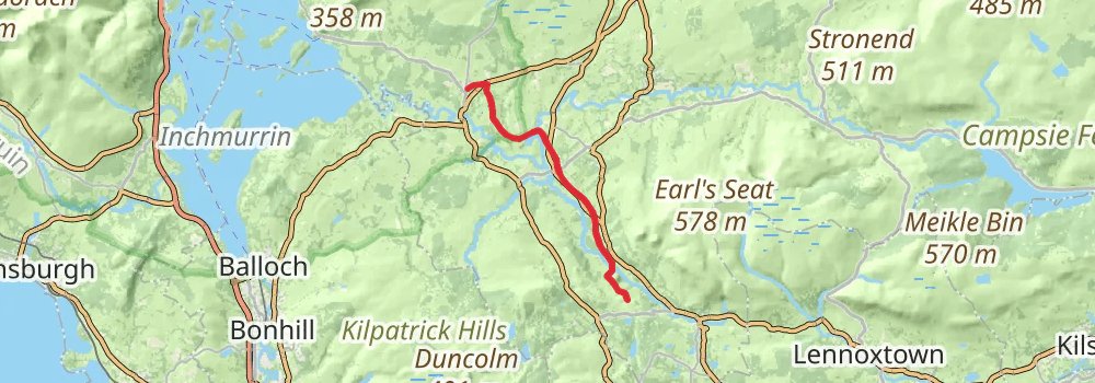Scottish National Trail stage 13 Map