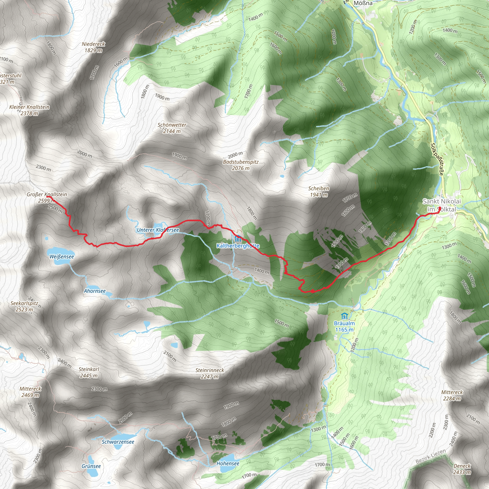 Knallstein Summit Trail mobile static map