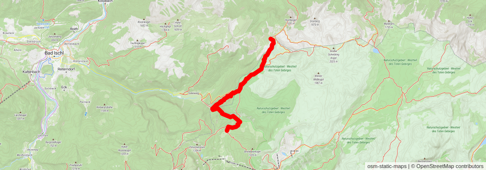 Schönberg Mountain Tour stage 2 Map
