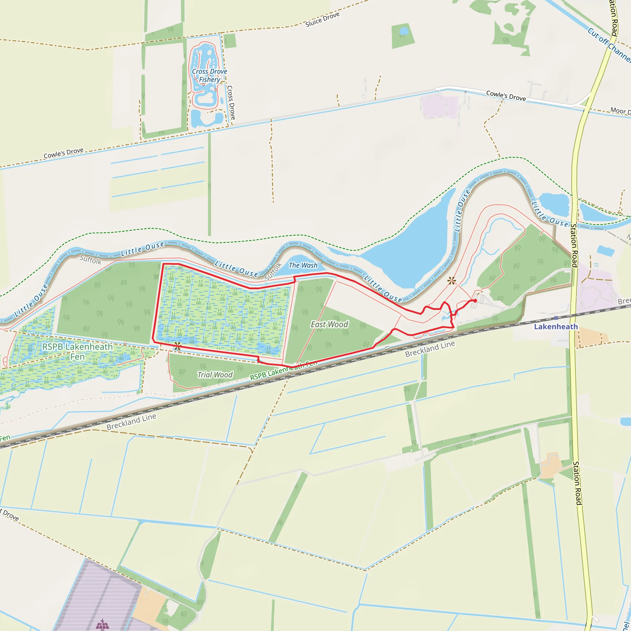 Lakenheath Fen mobile static map