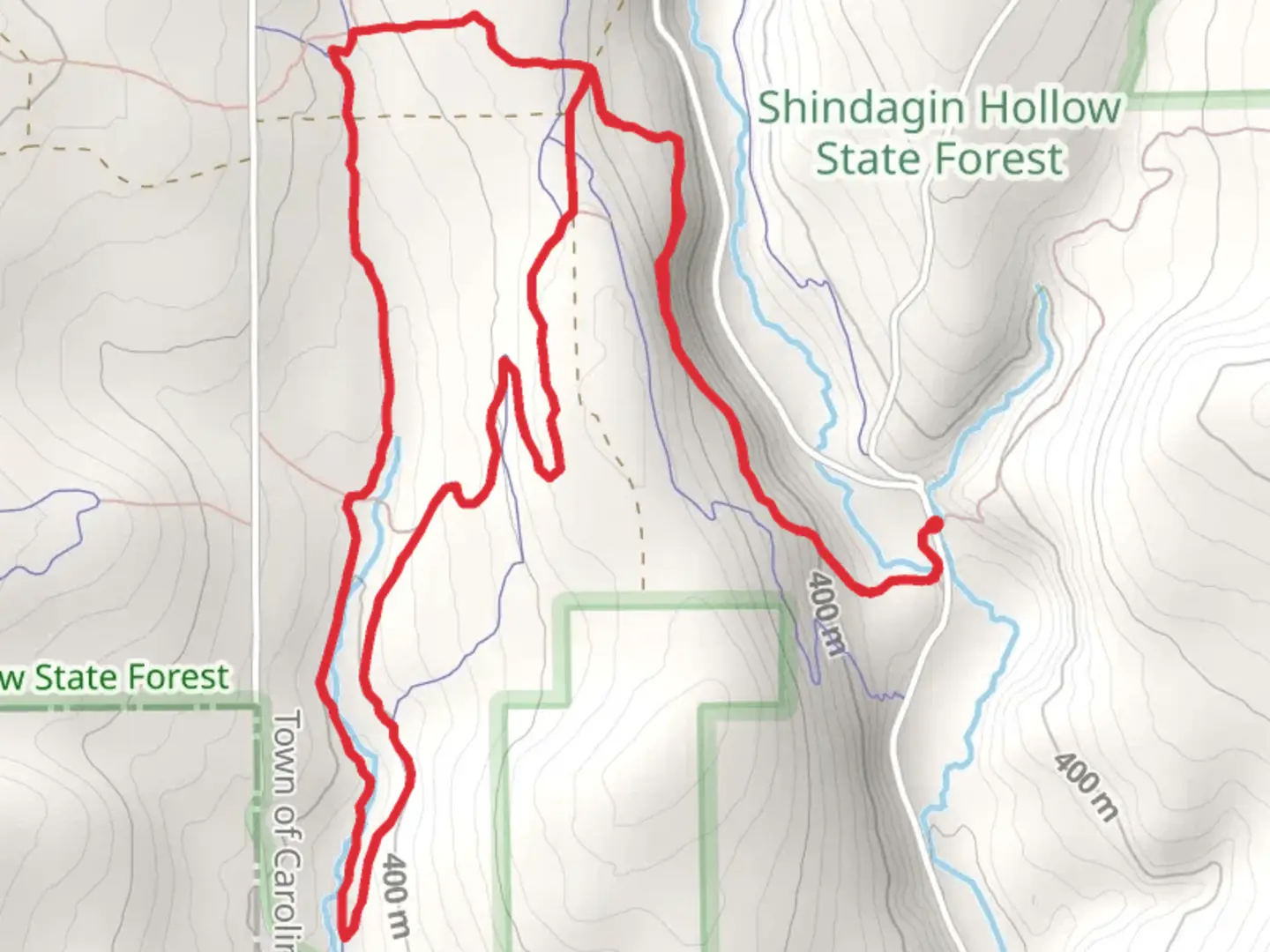 An image depicting the trail B6 Creek Loop Trail and its surrounding area.