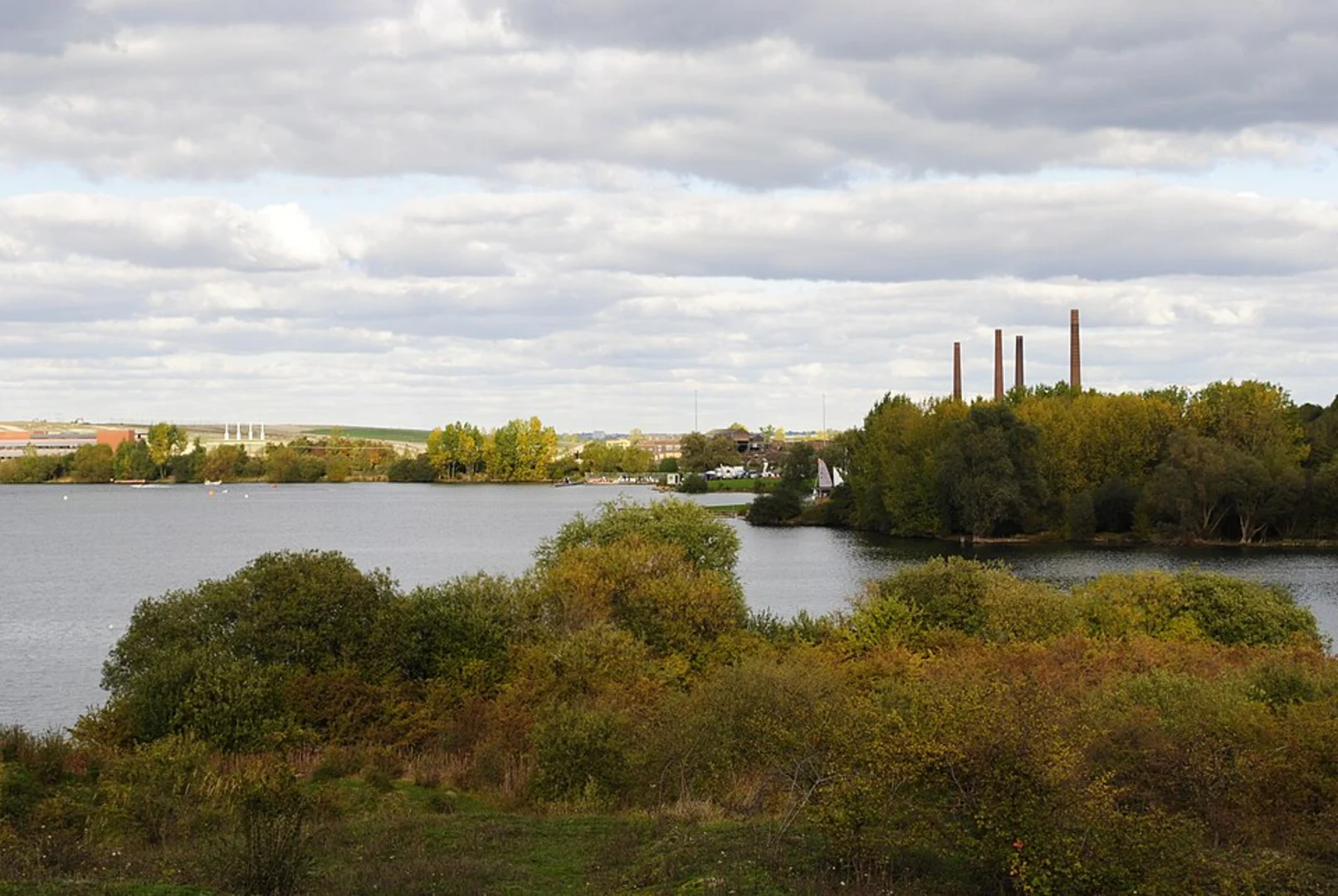 An image depicting the trail Stewartby Lake Loop and its surrounding area.