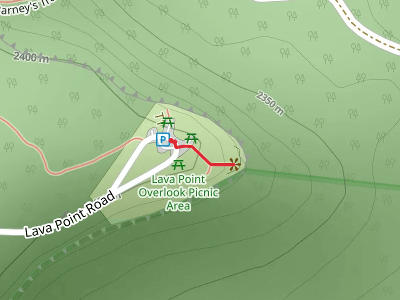 Lava Point Overlook Trail