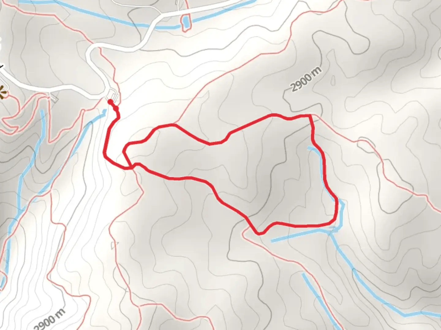 An image depicting the trail School Pond Loop and its surrounding area.