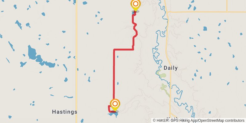North Country Trail stage 23 Map