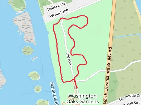 Washington Oaks Gardens State Park Loop