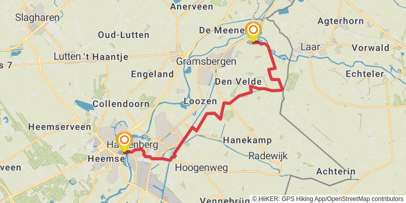 Pieterpad 1 alt 3 Map