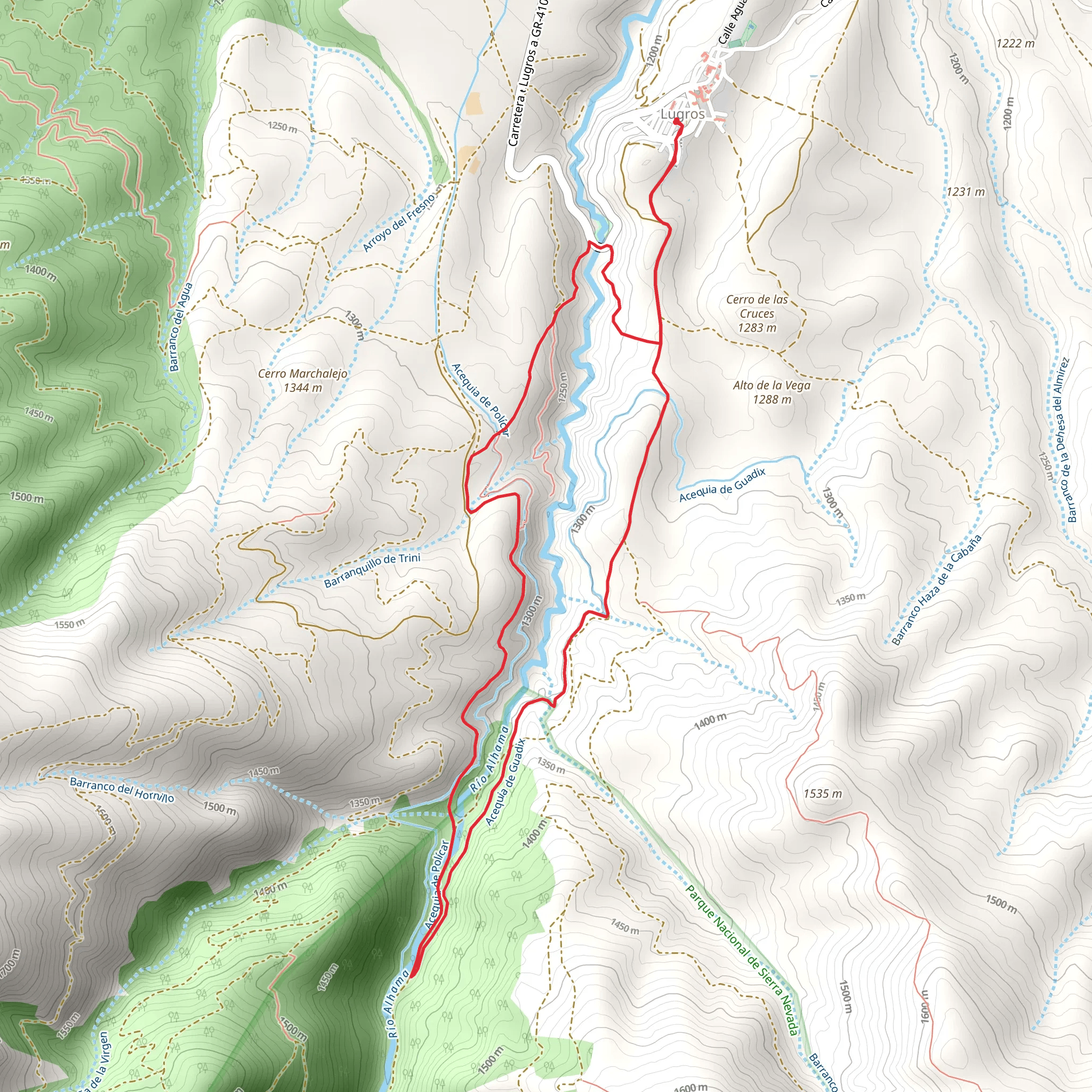 PR A 33 Río Alhama mobile static map