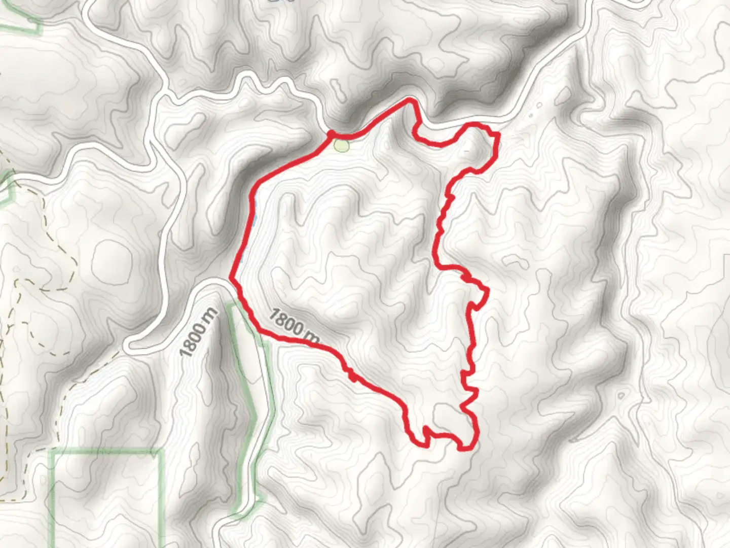 An image depicting the trail Little Spearfish Loop and its surrounding area.