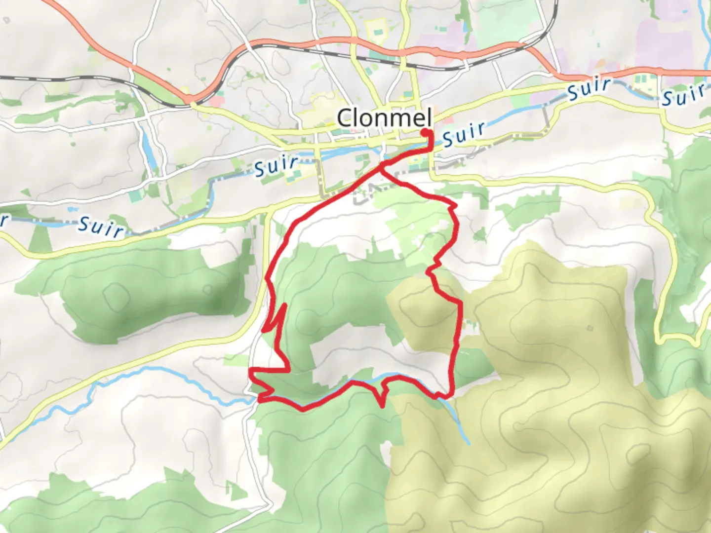 An image depicting the trail SEMRA Long Way Round and its surrounding area.