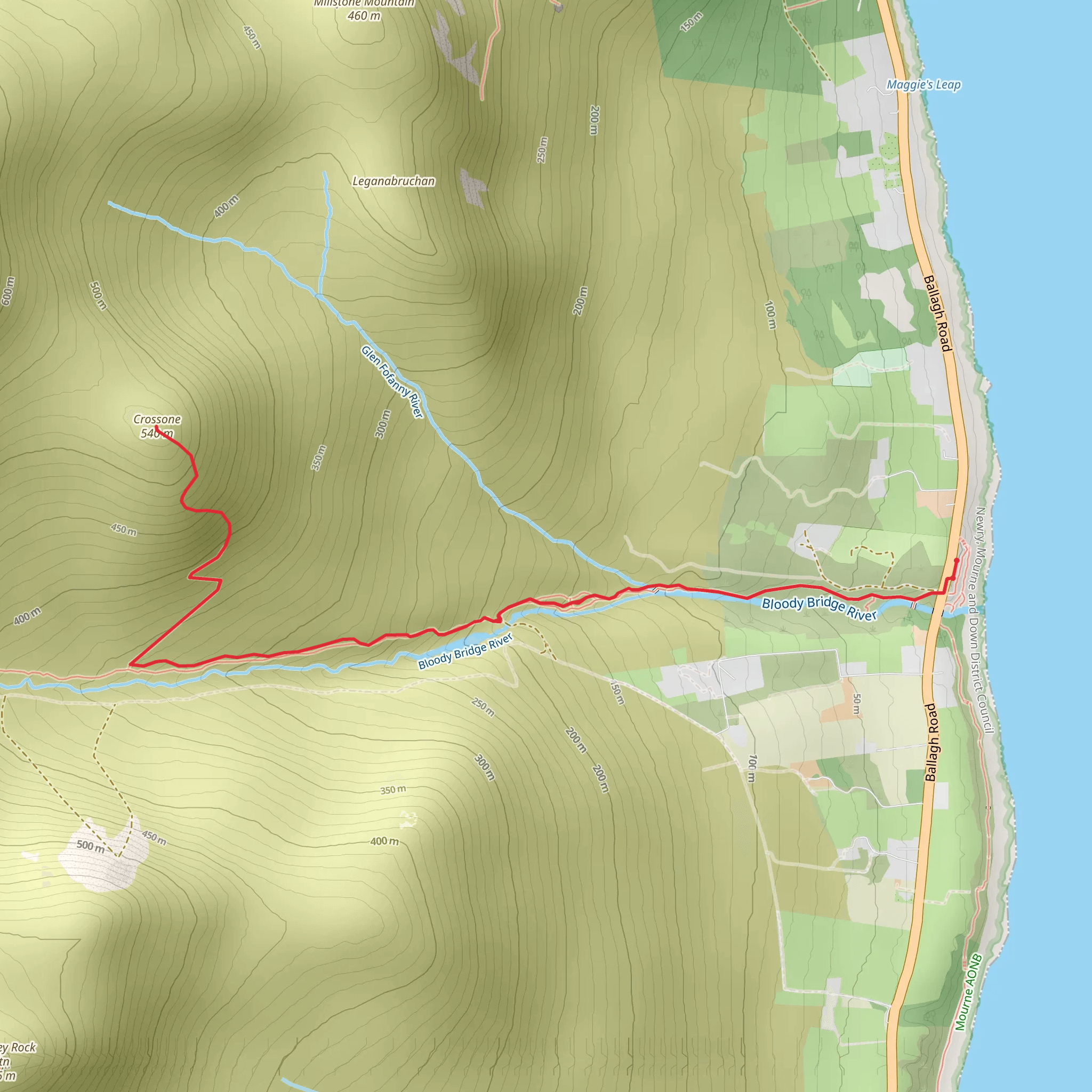 Crossone mobile static map