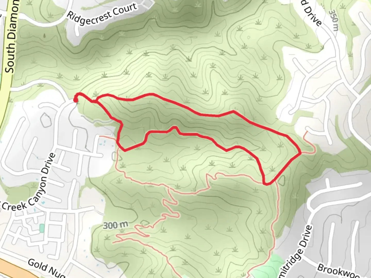 An image depicting the trail Steep Canyon Loop Trail and its surrounding area.