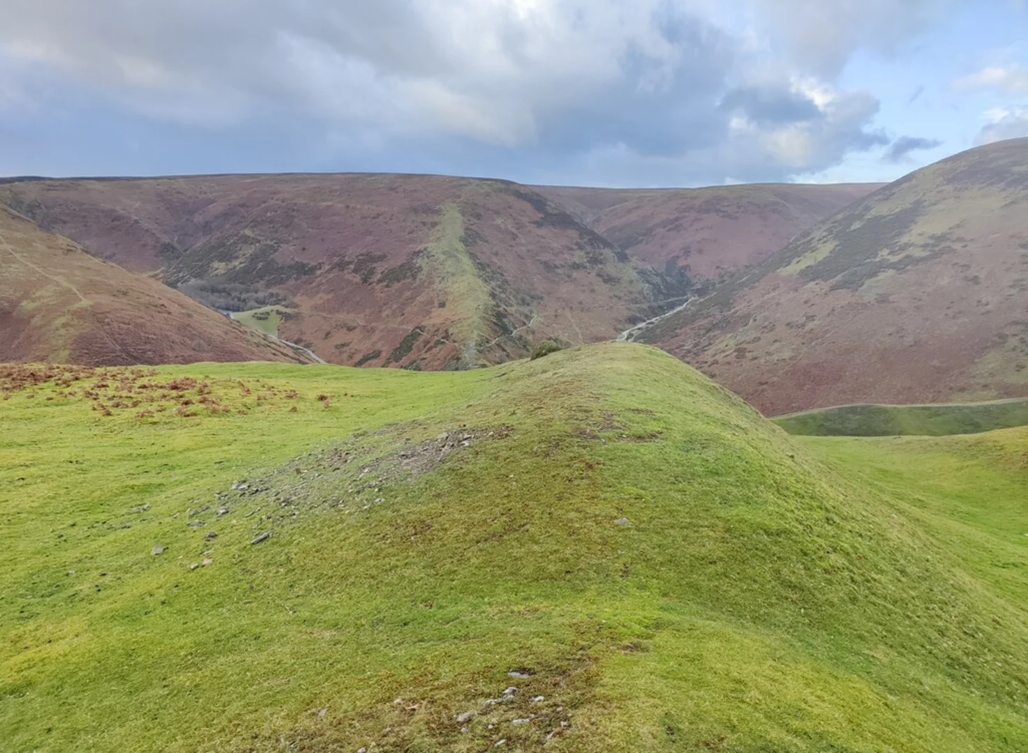 An image depicting the trail Haddon Hill and Church Stretton Golf Club Loop and its surrounding area.