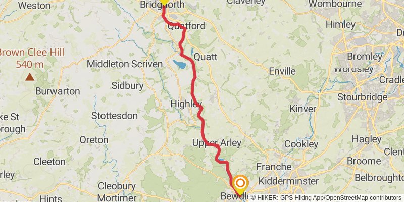 Severn Way stage 9 Map