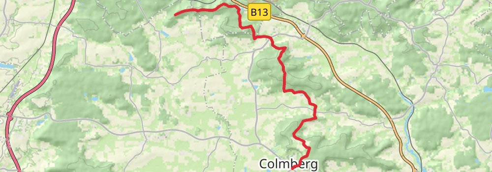 Europäischer Wasserscheideweg stage 2 Map