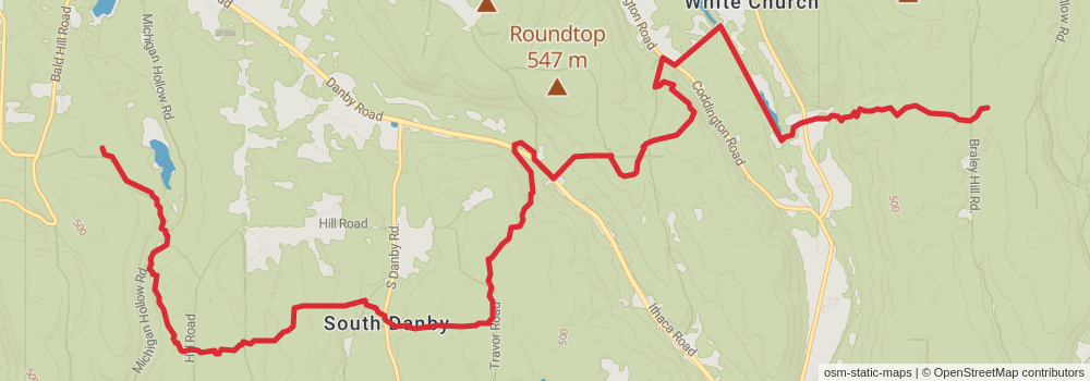 American Perimeter Trail - New York to Maine stage 8 Map