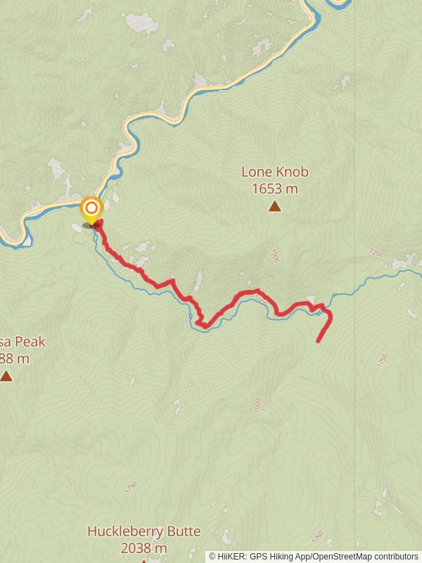 Boulder Creek Trail Out and Back