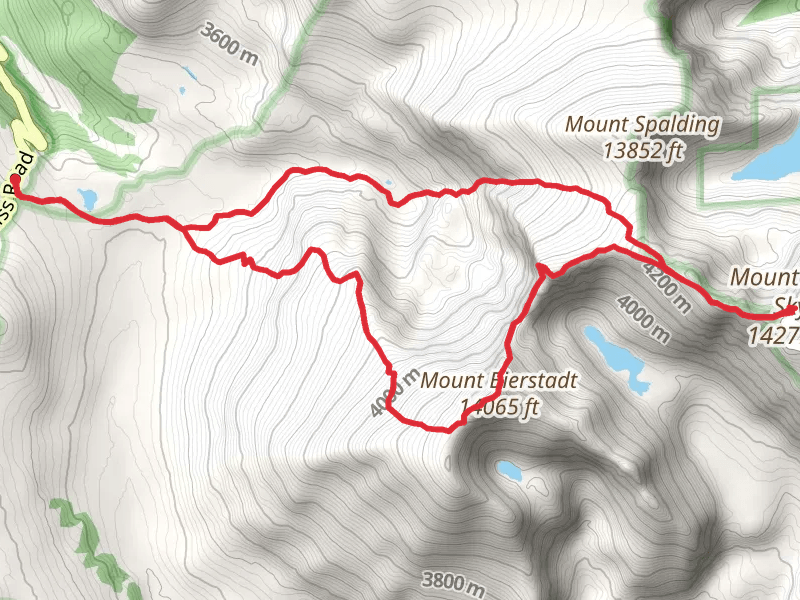 Mount Bierstadt and Mount Blue Sky Loop