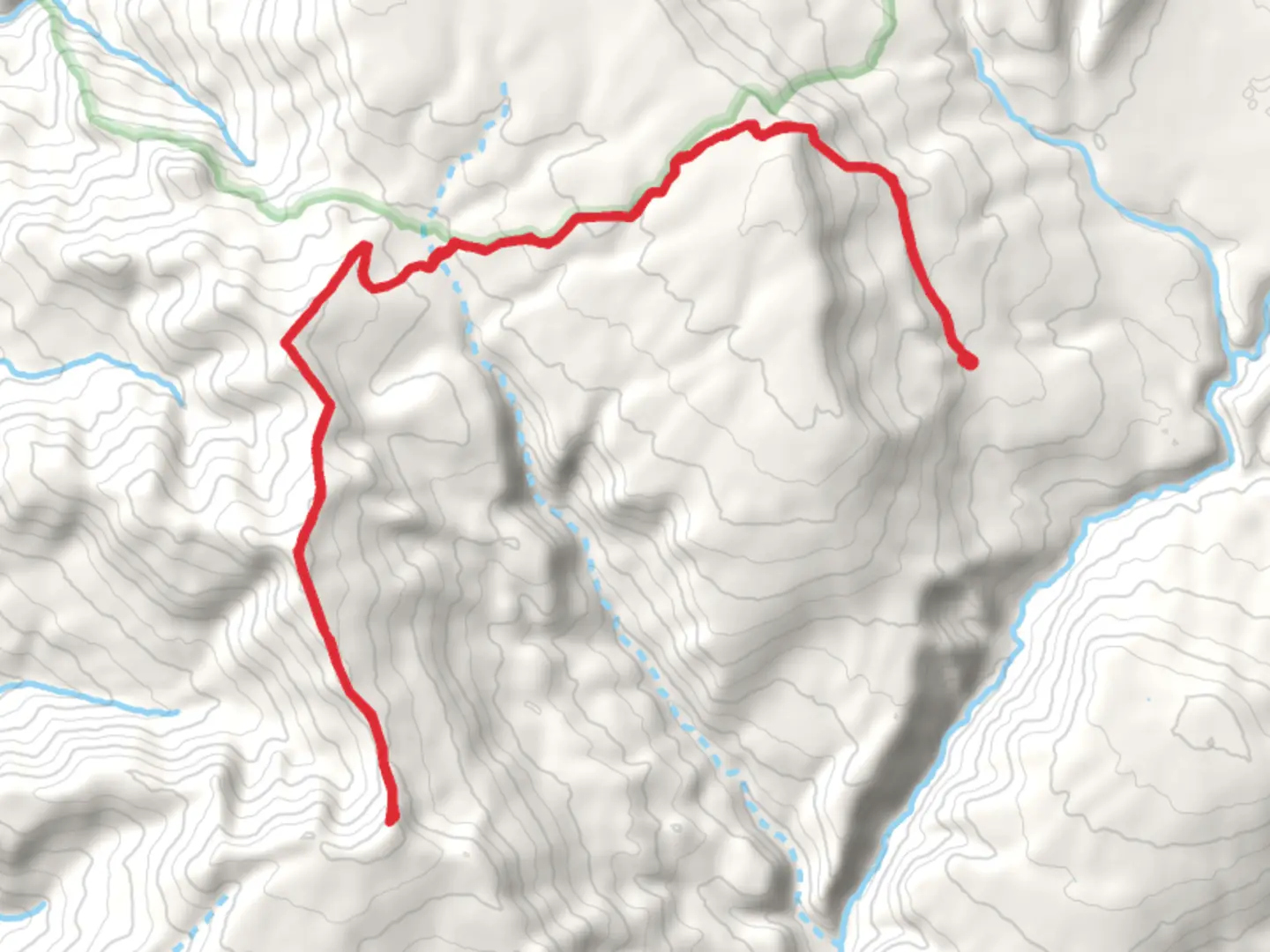 An image depicting the trail Devil Mountain Trail and its surrounding area.