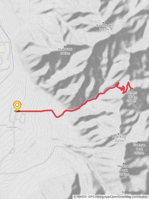 Pass Canyon and Barneys Peak Walk