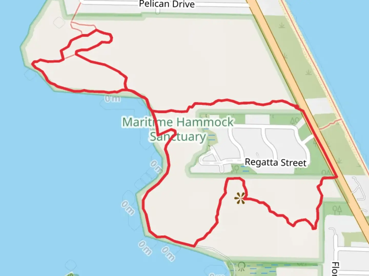 An image depicting the trail Spinnaker Street Loop and its surrounding area.