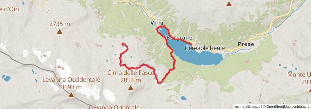 Sentiero Italia - Alps Section stage 147 Map