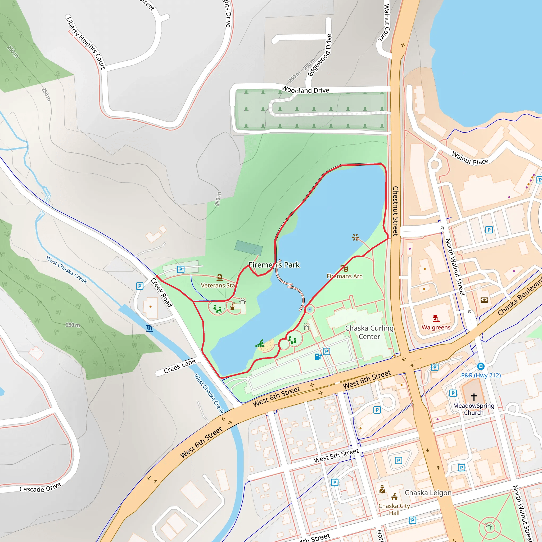Clay Hole Loop mobile static map