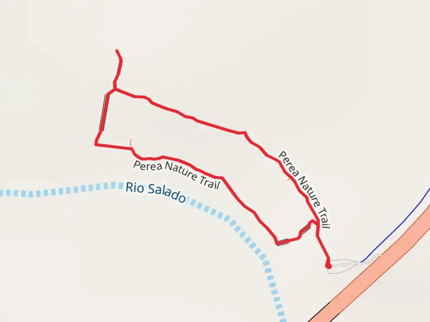 An image depicting the trail Perea Nature Loop Trail and its surrounding area.