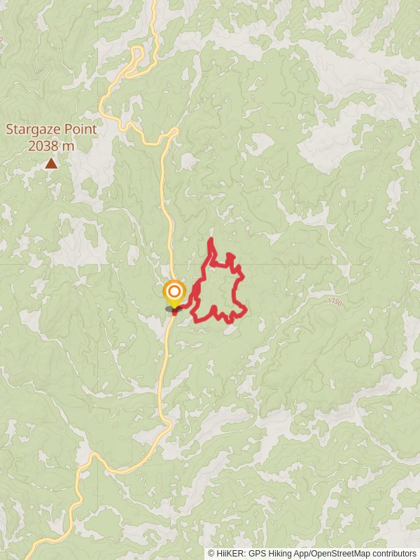 Skyline Loop Trail from China Fork-West Fork Road