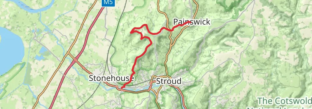 Cotswold Way stage 5 Map