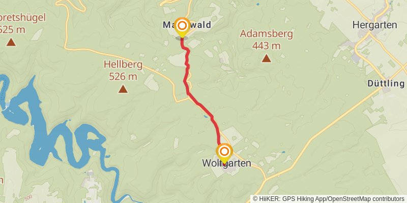 Wildnis-Trail alt 2 Map