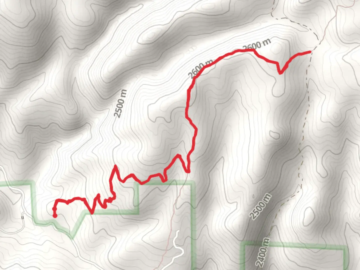 An image depicting the trail Lower Bear Trail and its surrounding area.