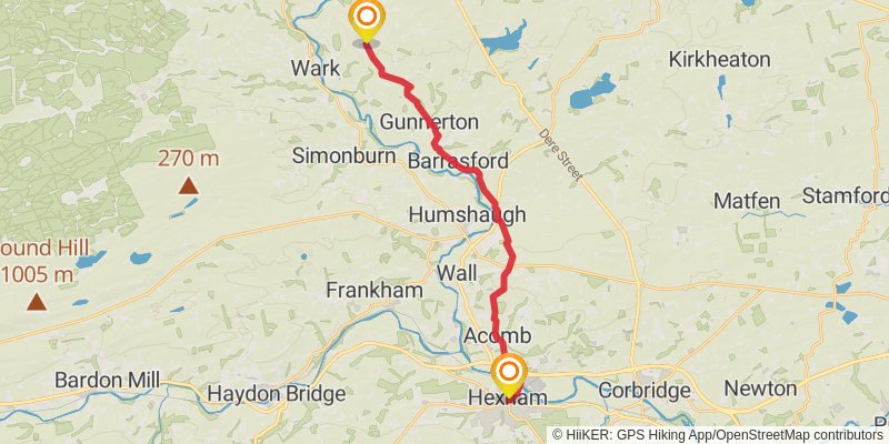 Ravenglass to Holy Island Walk stage 10 Map