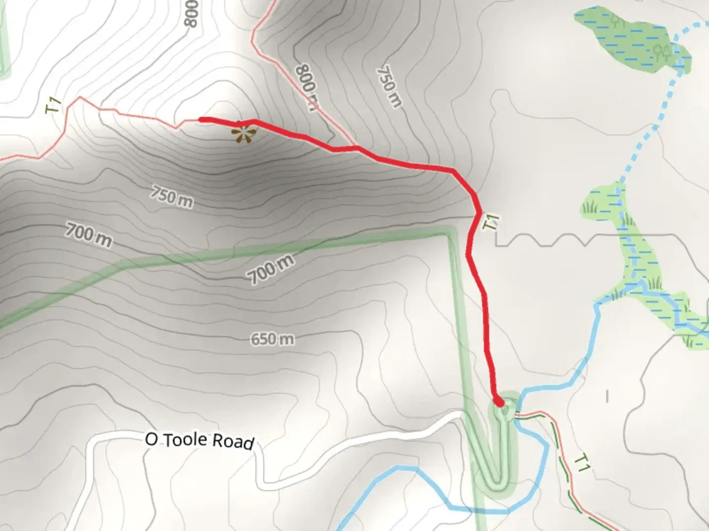 An image depicting the trail Big Crow Mountain Trail and its surrounding area.