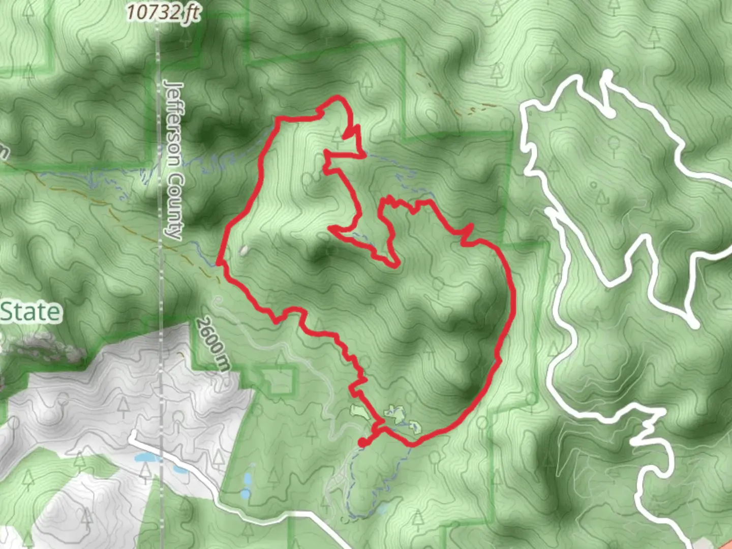 An image depicting the trail Mason Creek - Staunton Ranch - Bear Paw Loop Trail and its surrounding area.