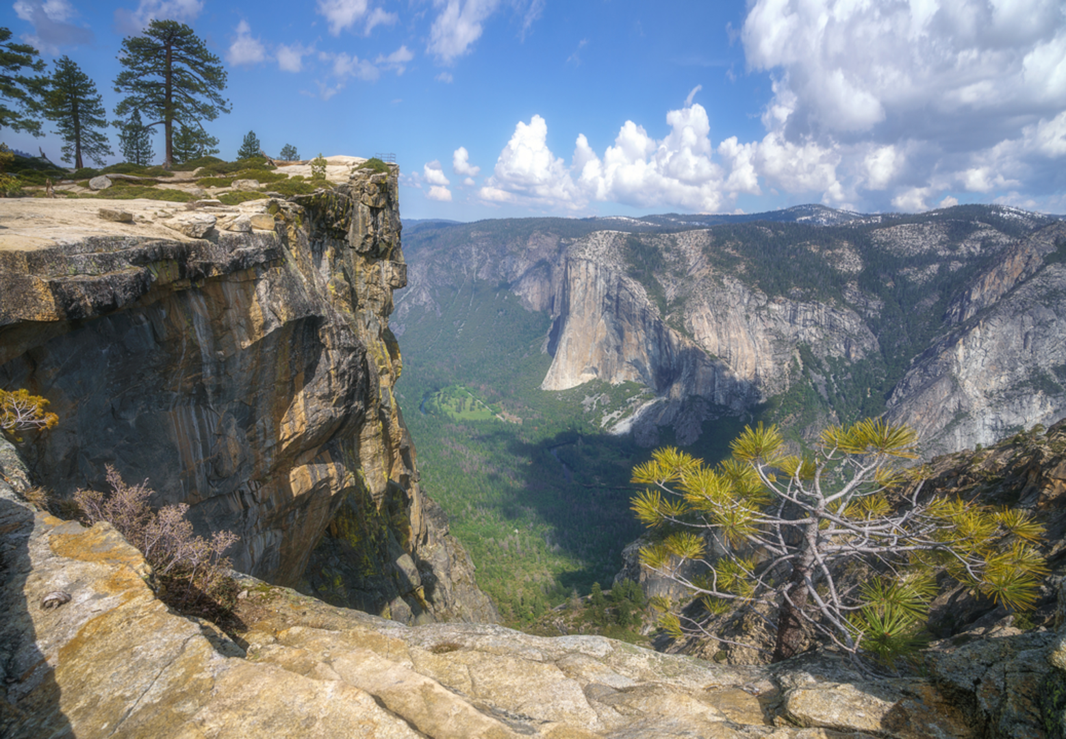 An image depicting the trail Taft Point Trail and its surrounding area.