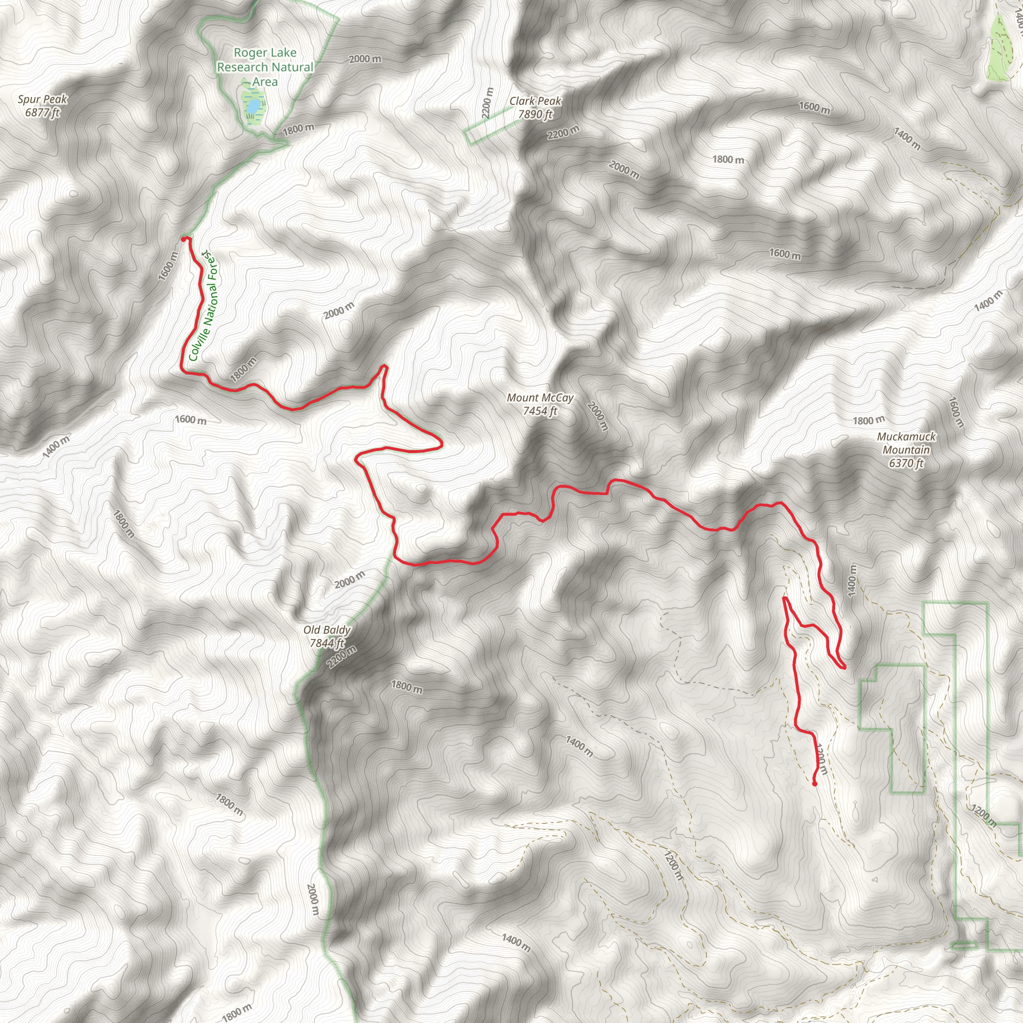 Scheiner Creek Walk mobile static map