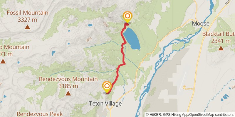 Teton Valley Trail stage 2 Map