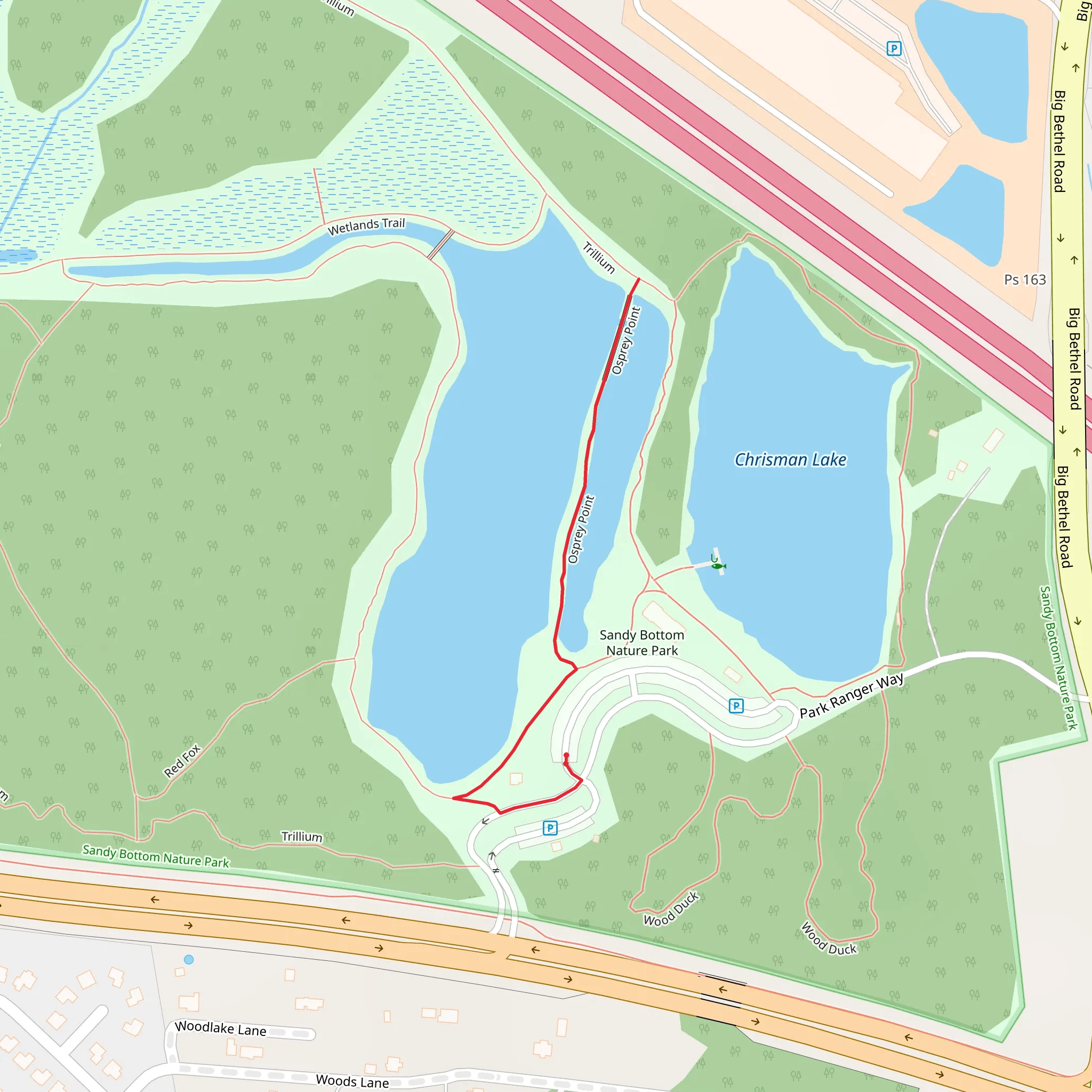 Osprey Point mobile static map