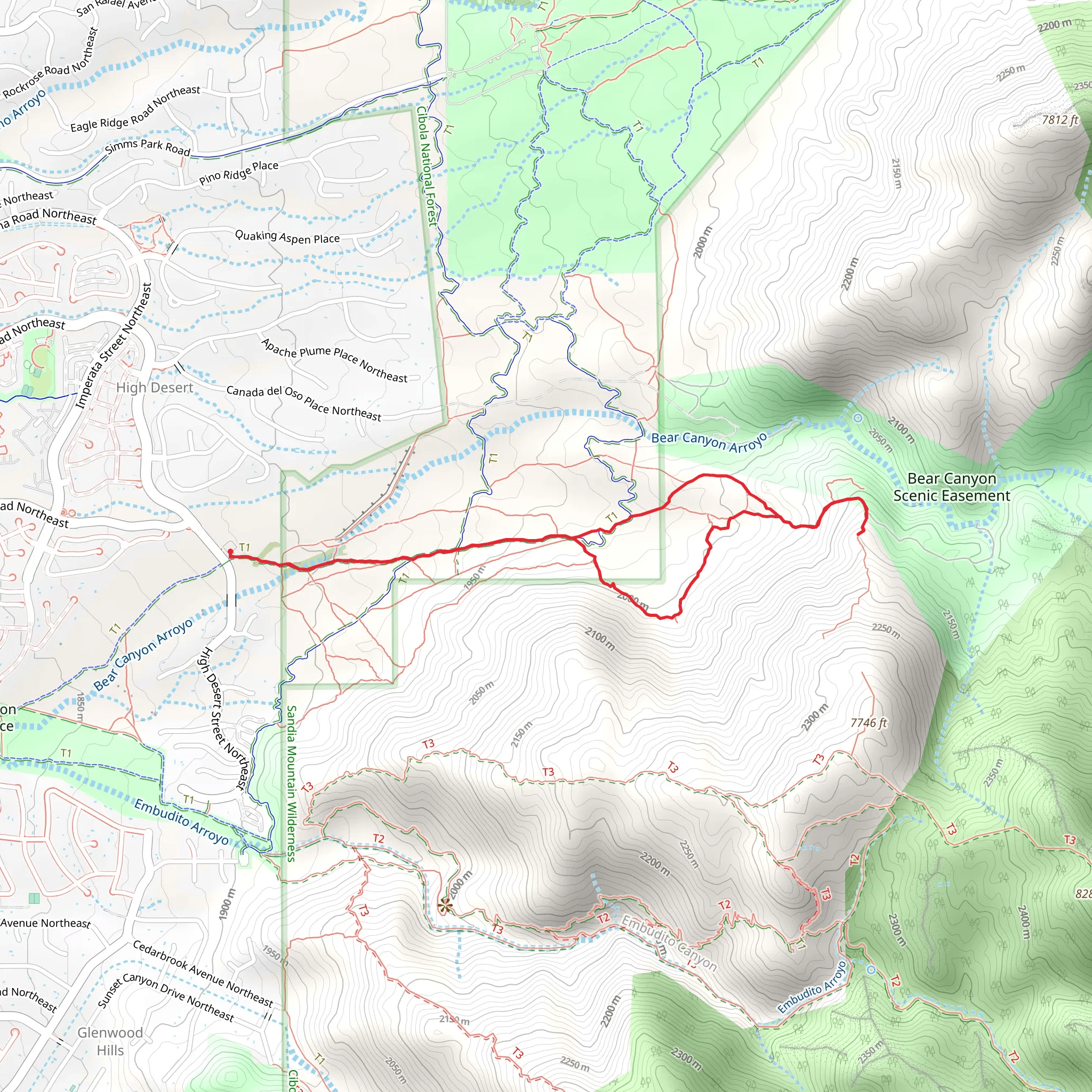 Michael Emery Trail mobile static map