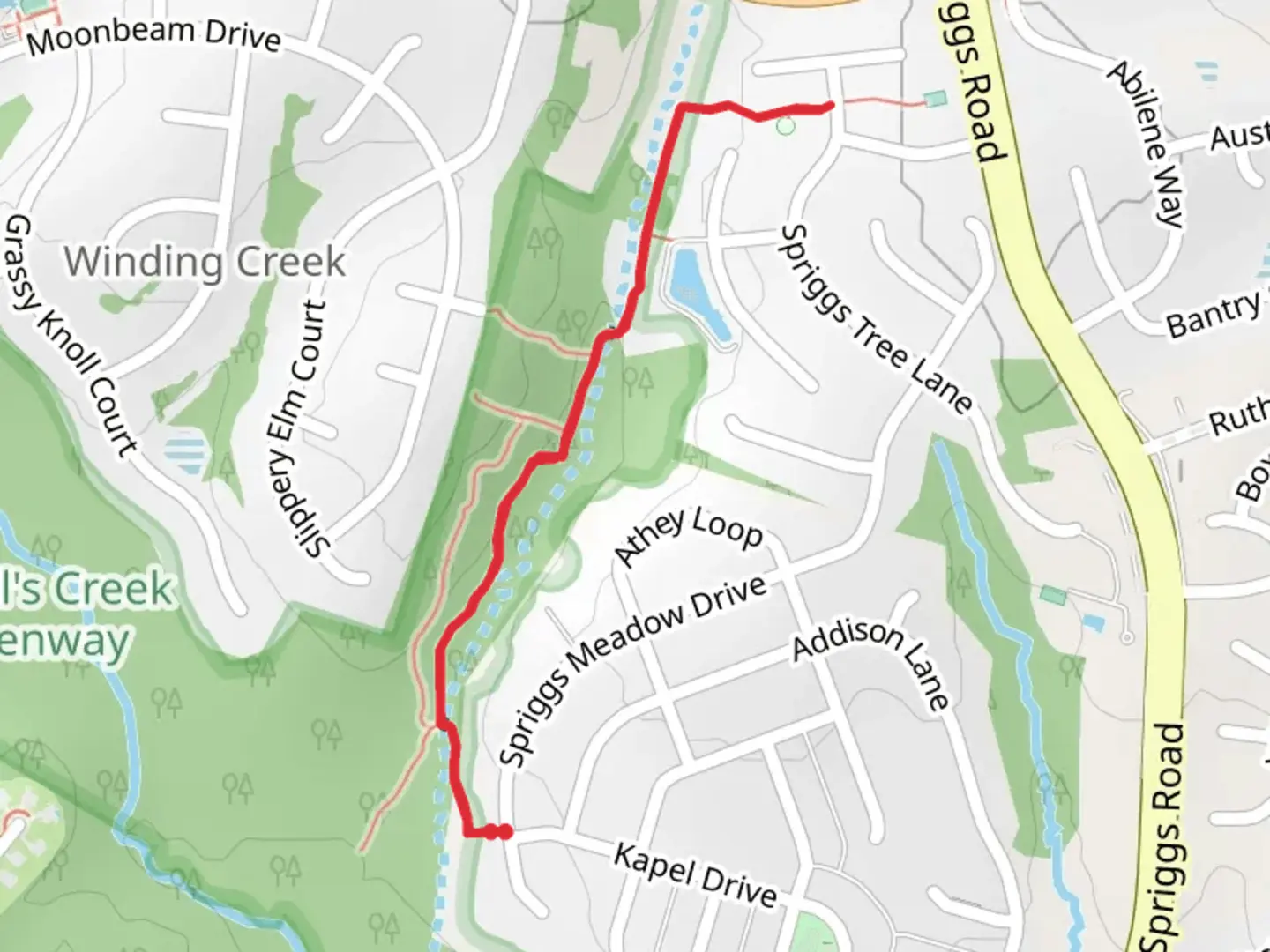 An image depicting the trail Slippery Meadow Road Walk and its surrounding area.