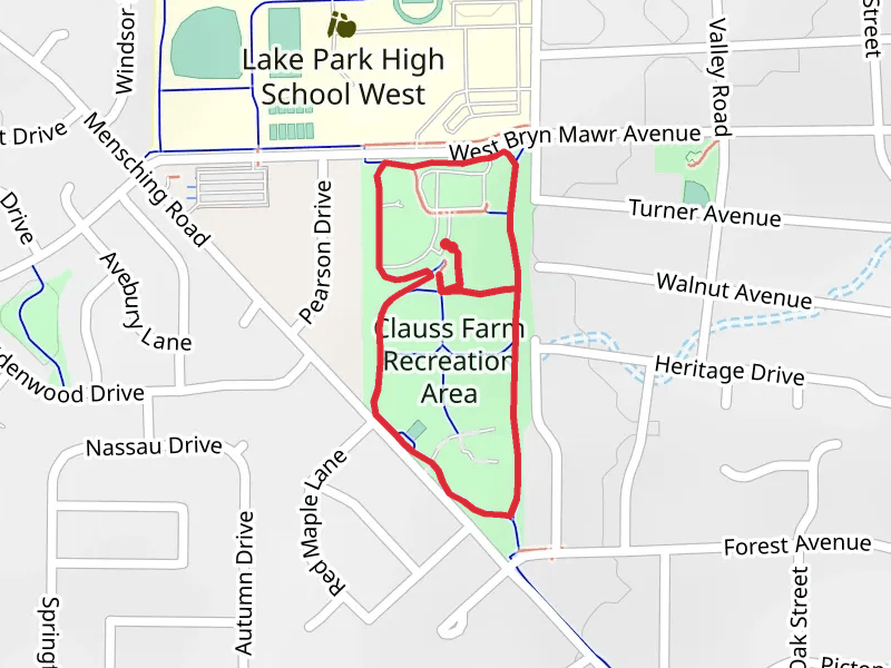 Clauss Farm Recreation Area Loop