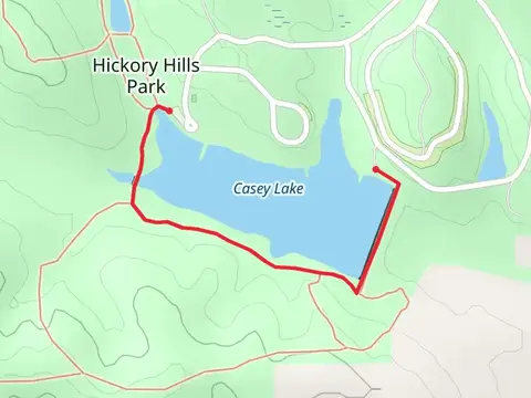 Casey Lake Walk along