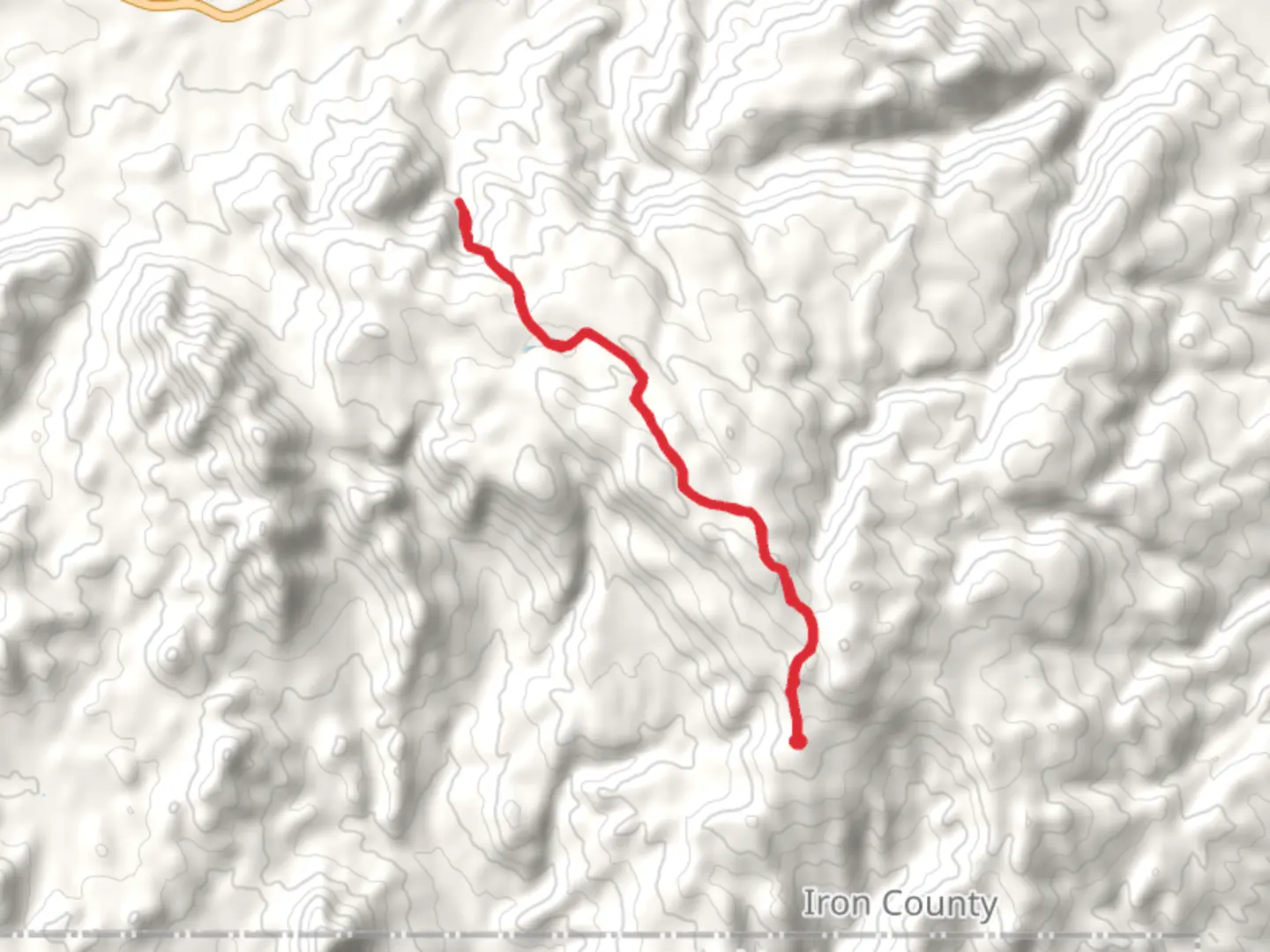 An image depicting the trail Cottonwood Canyon Bumblbee and Dry Lakes Trail and its surrounding area.