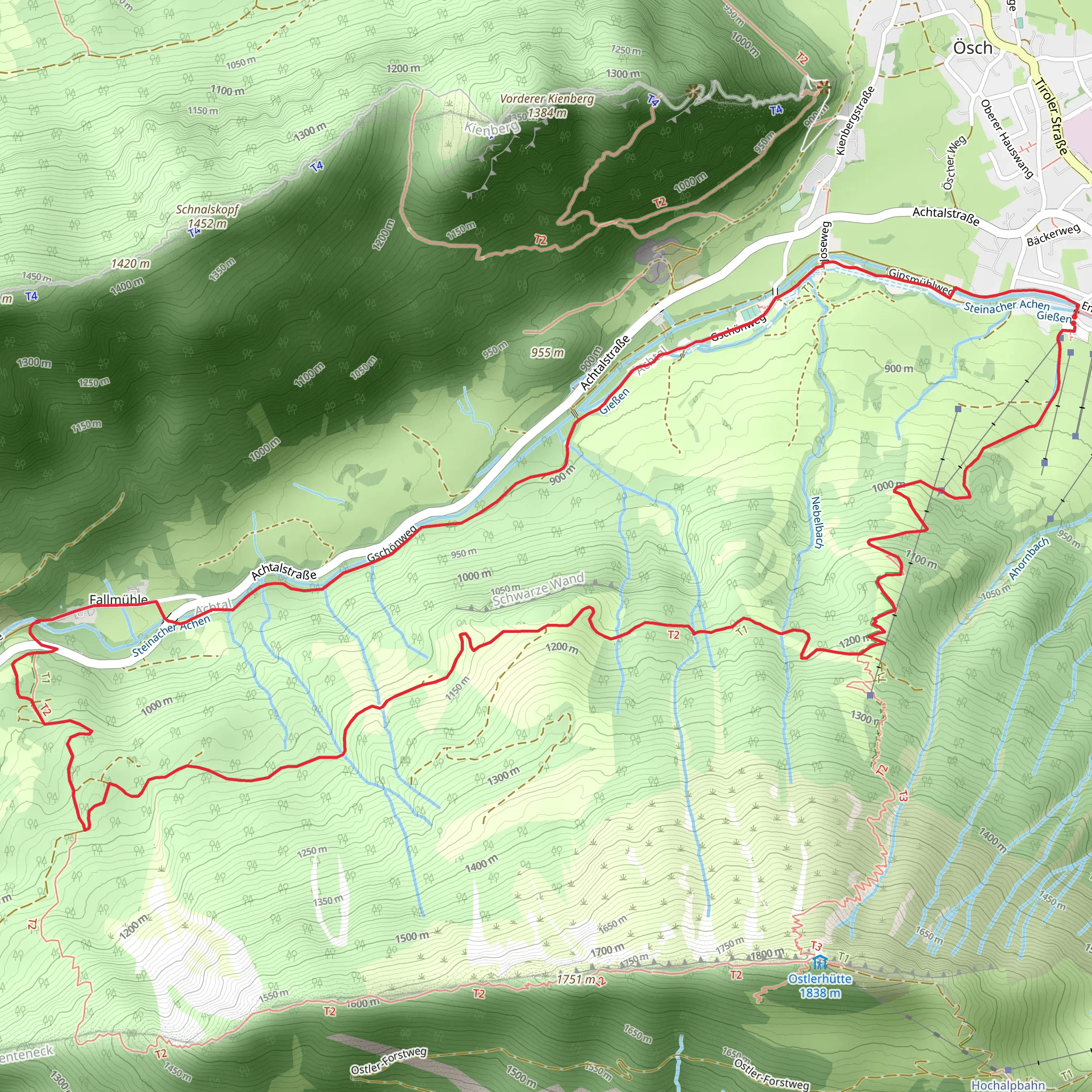 Fallmühle-Schwarzwandweg Loop mobile static map
