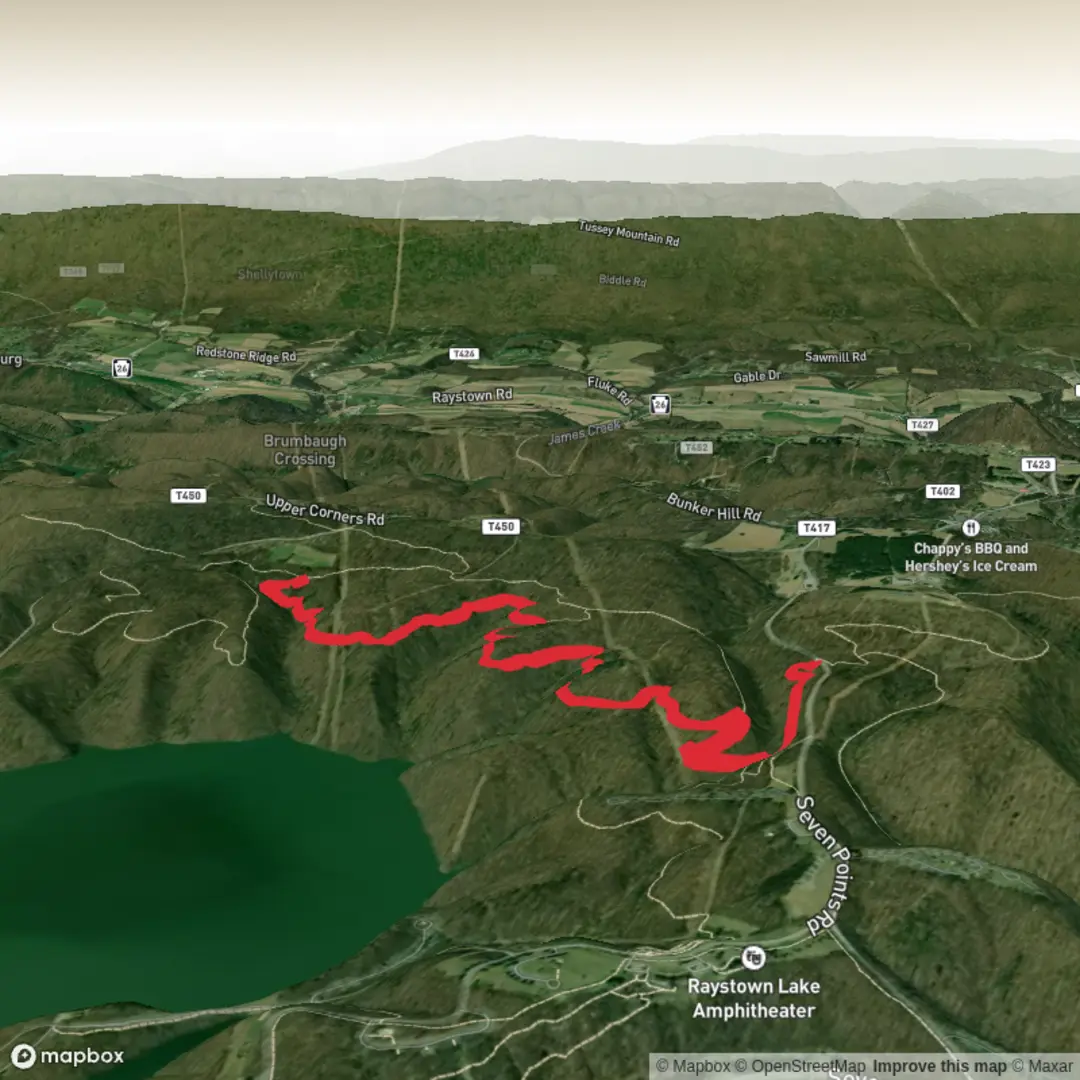 An image depicting the trail Barrel Bay Trail and its surrounding area.