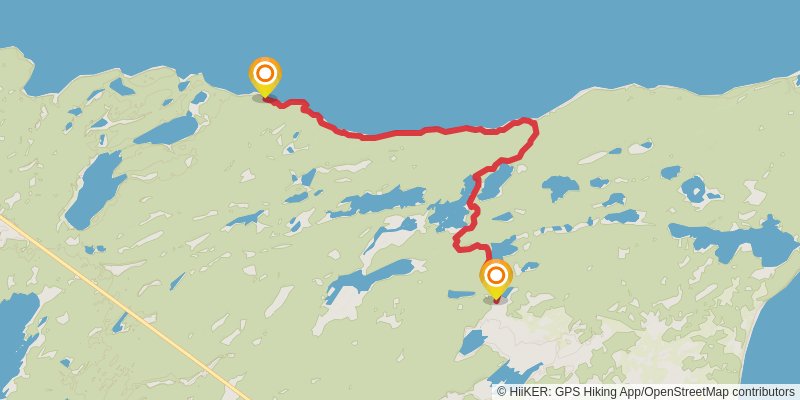 The Bruce Trail stage 46 Map